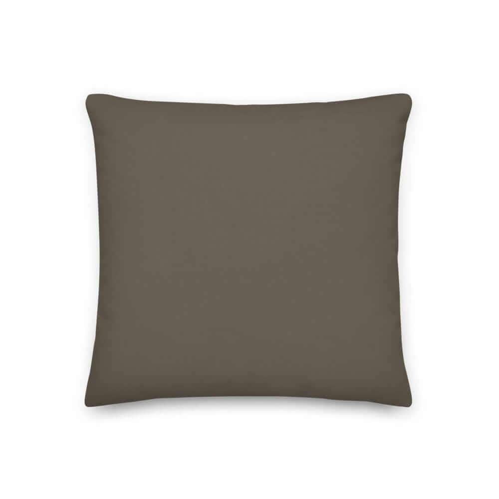Wenge Premium Decorative Throw Pillow | Dark Brown Warm Decor, Throw Pillows, $ 61.50, A Moment Of Now™