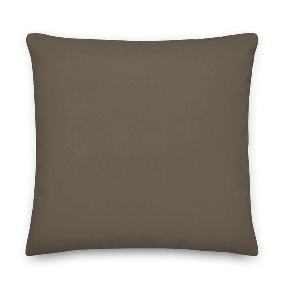 Wenge Premium Decorative Throw Pillow | Dark Brown Warm Decor, Throw Pillows, $ 61.50, A Moment Of Now™