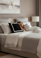 Handmade Border Frame Decorative Throw Pillow | 7 Colors, Pillows, $ 75.00, A Moment Of Now™