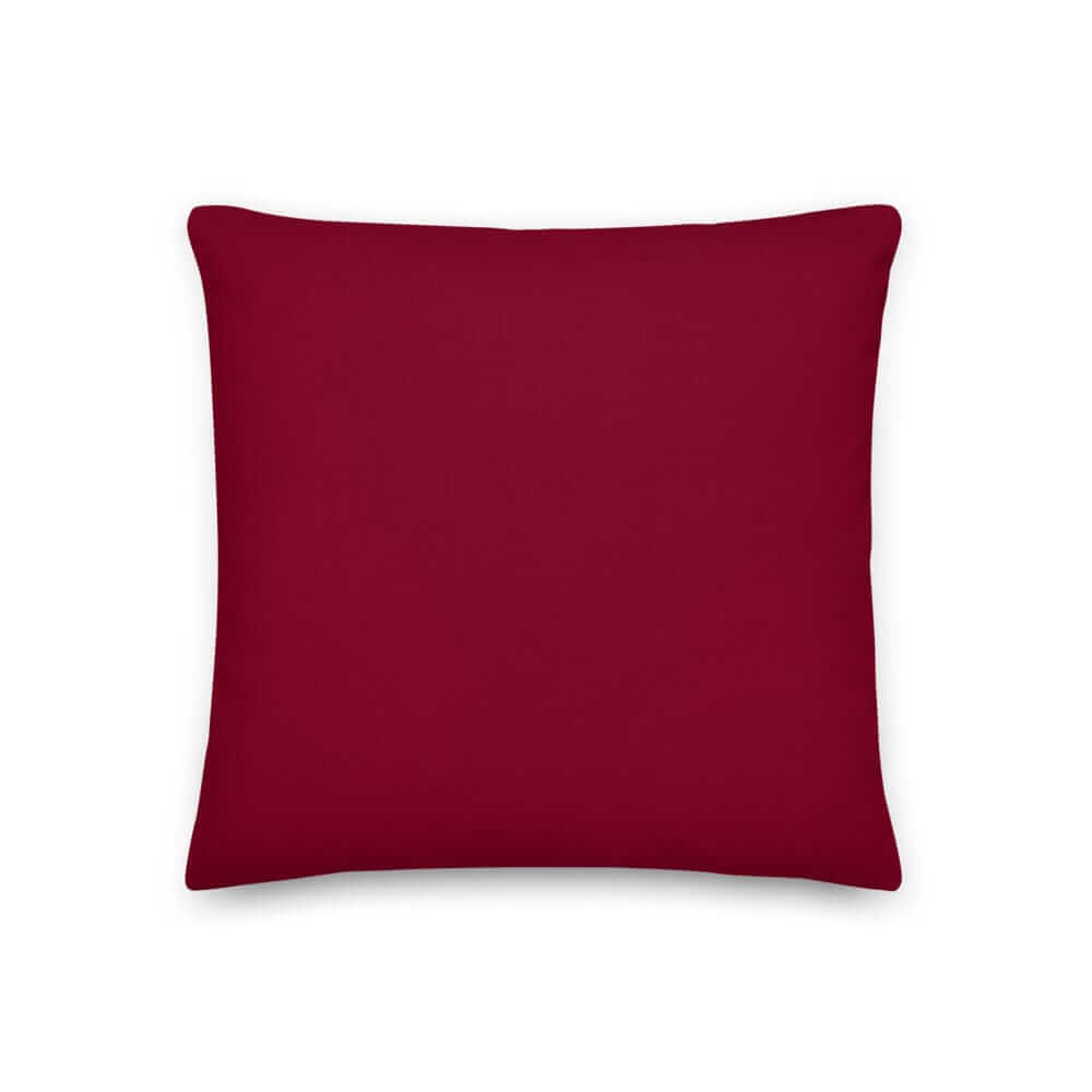 White on Burgundy Polka Dots Premium Decorative Throw Pillow, Pillow, $ 61.50, A Moment Of Now™