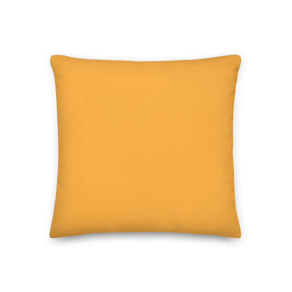 White on Pastel Orange Polka Dots Premium Decorative Throw Pillow Cushion, Pillow, $ 61.50, A Moment Of Now™