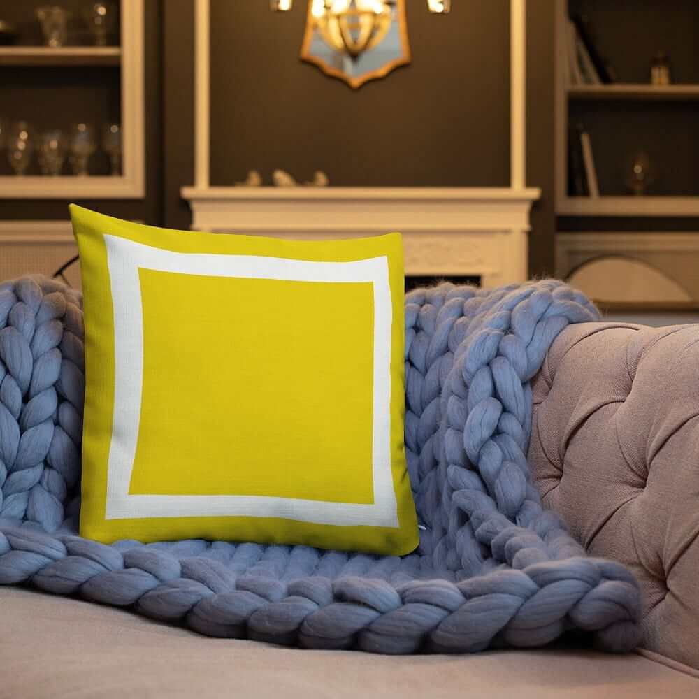 Handmade Border Frame Premium Decorative Throw Pillow Cushion Premium Pillow, A Moment Of Now, $ 60.00