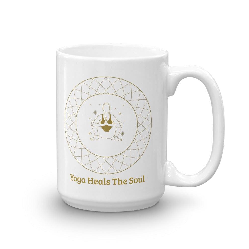 Yoga Heals The Soul Statement Coffee Tea Cup Mug, A Moment Of Now, $ 24.50