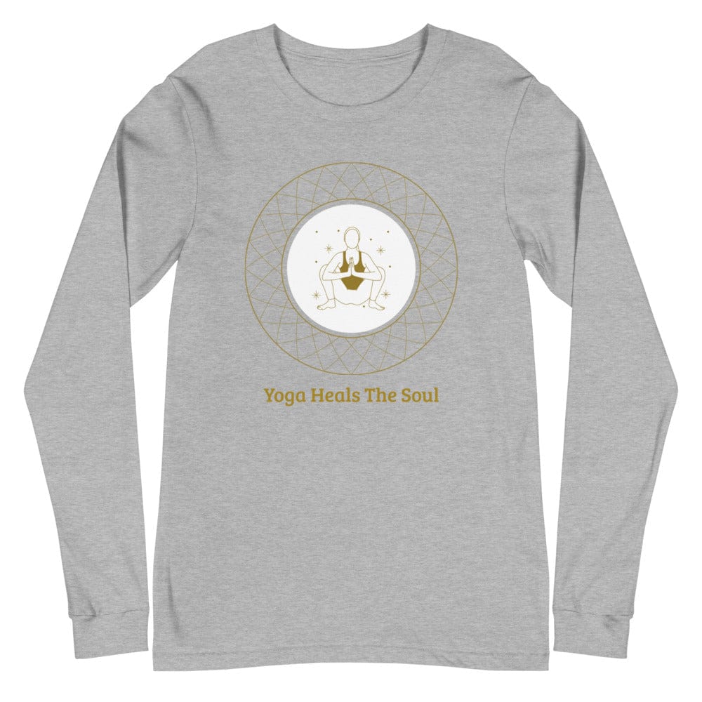 Yoga Heals The Soul Statement Unisex Long Sleeve Tee Clothing T-shirts A Moment Of Now Women’s Boutique Clothing Online Lifestyle Store