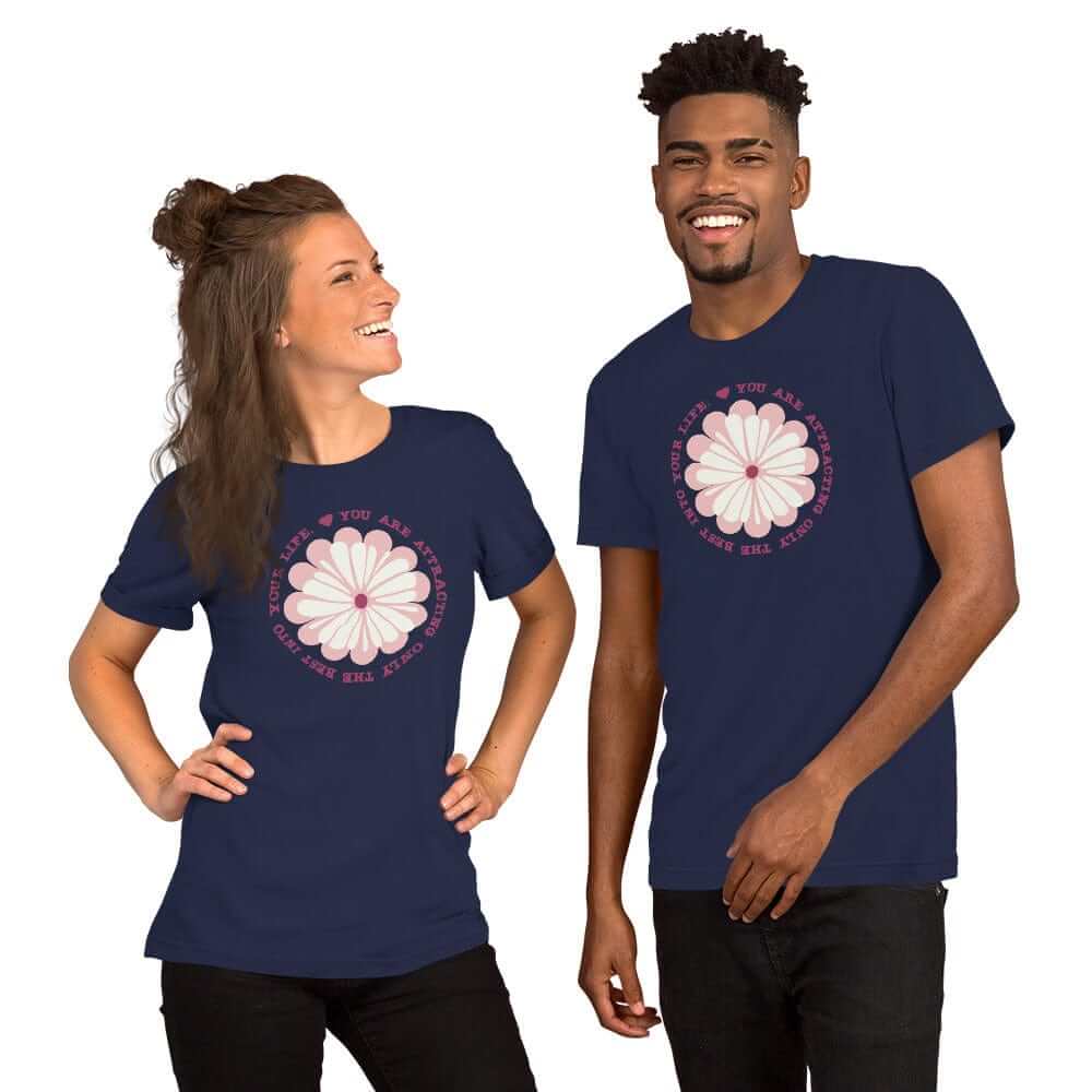 You Are Attracting Only The Best Into Your Life Short-Sleeve Unisex T-Shirt, T-shirts, $ 39.00, A Moment Of Now™