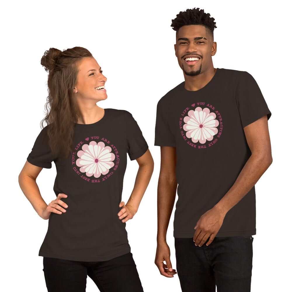 You Are Attracting Only The Best Into Your Life Short-Sleeve Unisex T-Shirt, T-shirts, $ 39.00, A Moment Of Now™