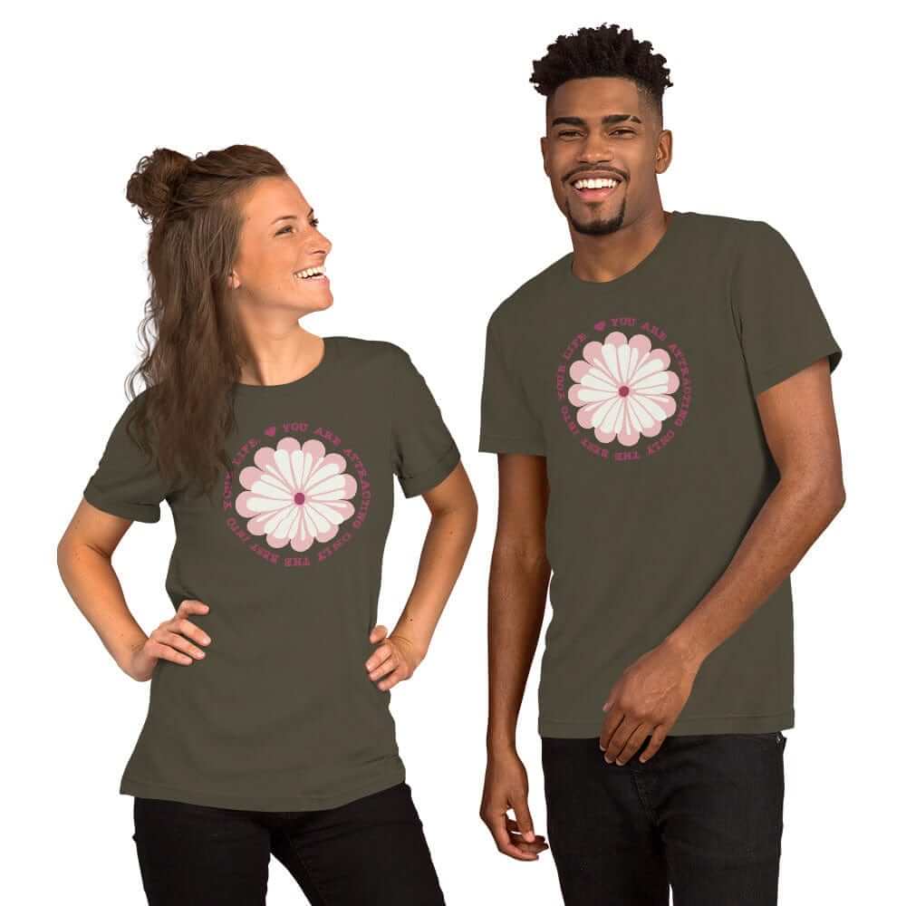 You Are Attracting Only The Best Into Your Life Short-Sleeve Unisex T-Shirt, T-shirts, $ 39.00, A Moment Of Now™