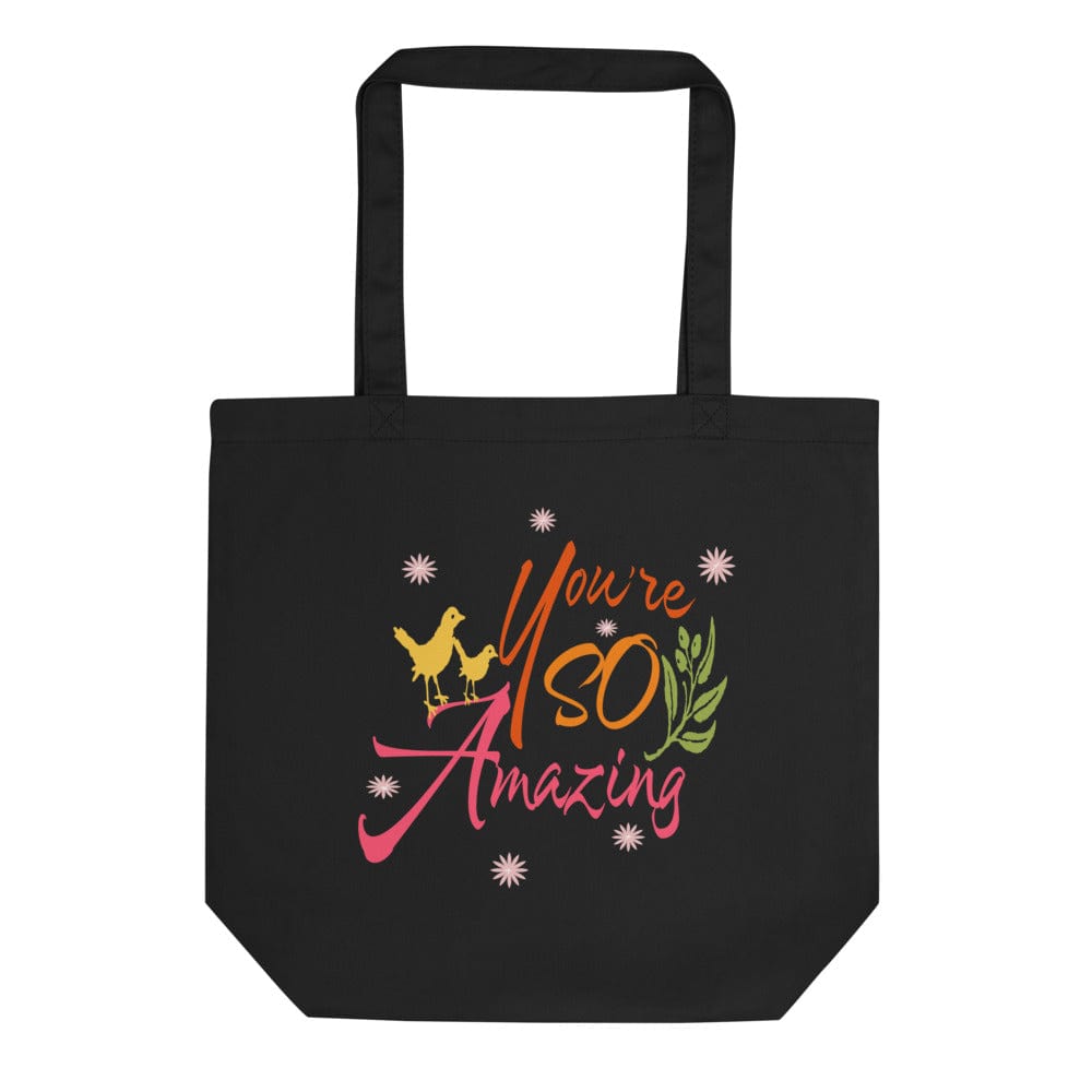 Shop You're So Amazing Inspirational Quote Eco Tote Shopping Bag, Bags - Shopping bags, USA Boutique
