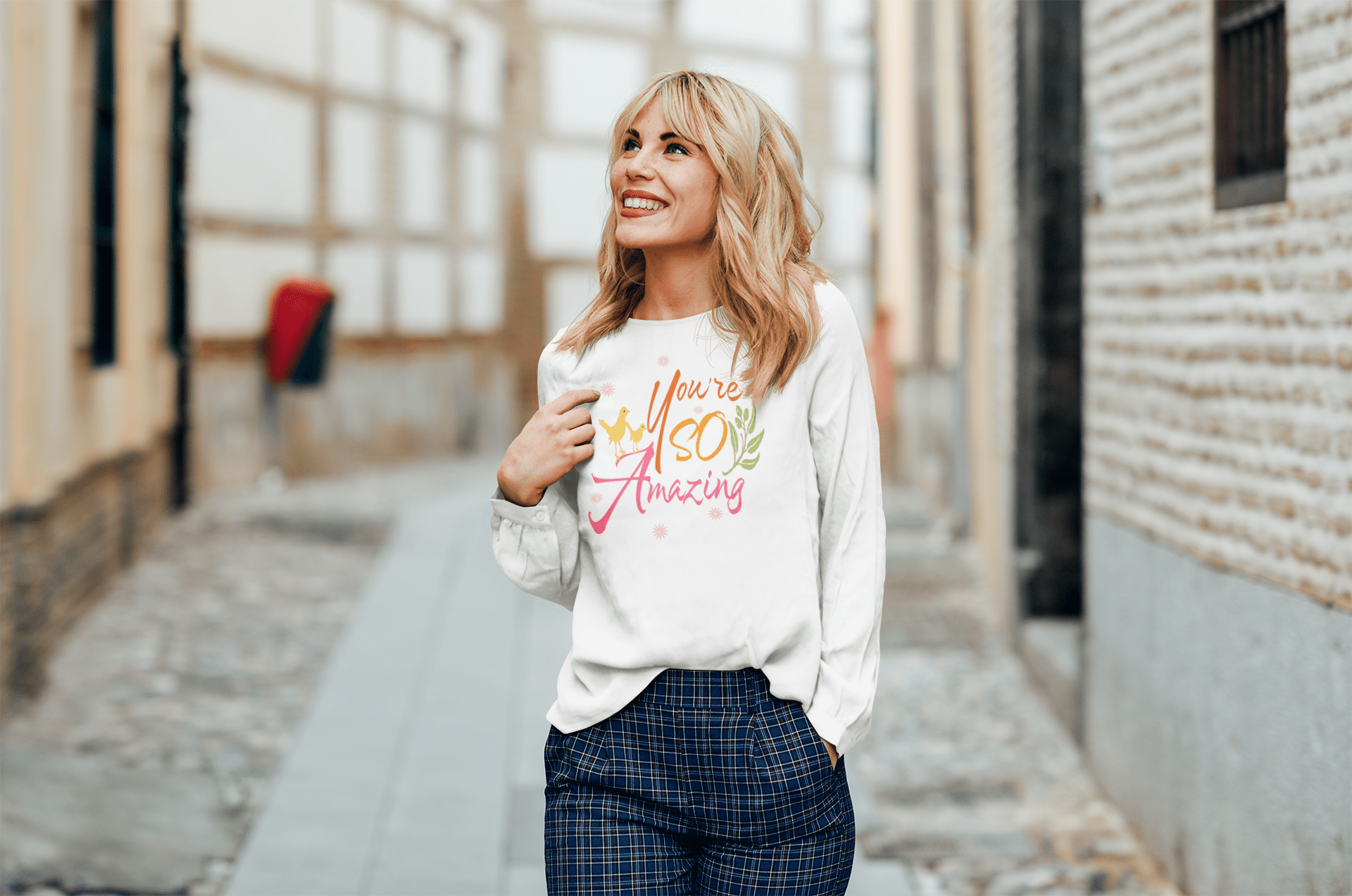 You're So Amazing Inspirational Quote Positive Mindset Lifestyle Unisex Long Sleeve Tee Clothing T-shirts A Moment Of Now Women’s Boutique Clothing Online Lifestyle Store