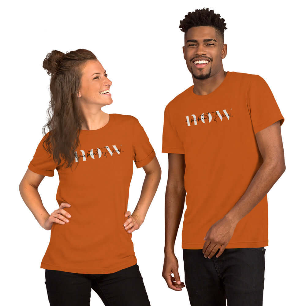 A Moment Of Now ™ Mindfulness Lifestyle Unisex Tee Shirt, T-shirts, $ 37.00, A Moment Of Now™