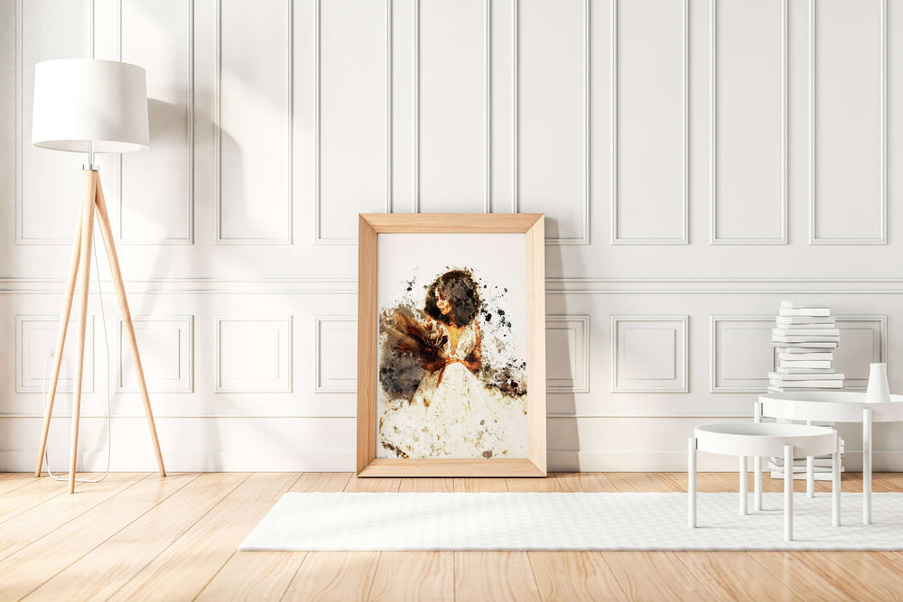 Custom Digital Watercolor Wedding Portrait | Watercolor Portrait | Custom Wedding Engagement Anniversary Gift, Custom Portraits, $ 20.00, A Moment Of Now™